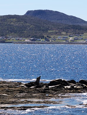 Bucht mit Flut