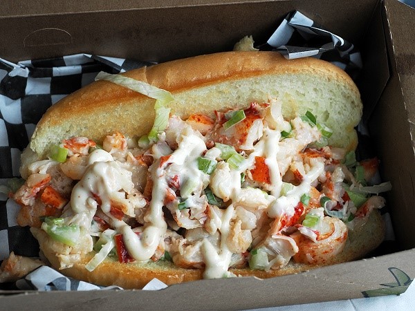Nahaufnahme Lobster Roll