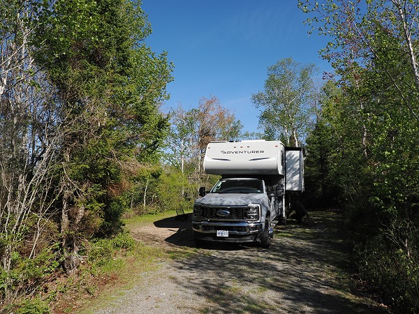 Stellplatz im Provincial Park