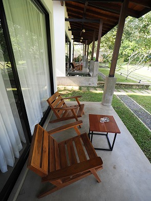 Terrasse am Zimmer