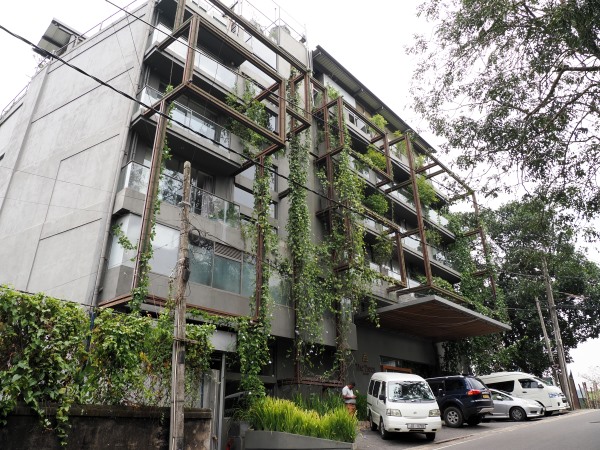 Hotel von der Straße